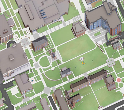使用我们的交互式3D地图来定位大阳城集团8809的建筑, 停车场, 活动场所, 餐厅, 兴趣点, 查塔努加景点, 校园建设, 安全, 可持续性, 技术, 卫生间, 学生资源, 和更多的. 每个指标都有一个描述, 资产的图像, 院系(如适用), address, 及楼宇编号(如适用).